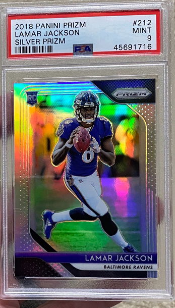 2018 Prizm Lamar Jackson silver 
