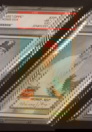 1952 Topps Howie Fox #209 PSA 7