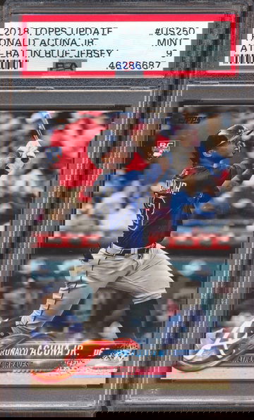 2018 Topps Update Ronald Acuna Jr PSA 9