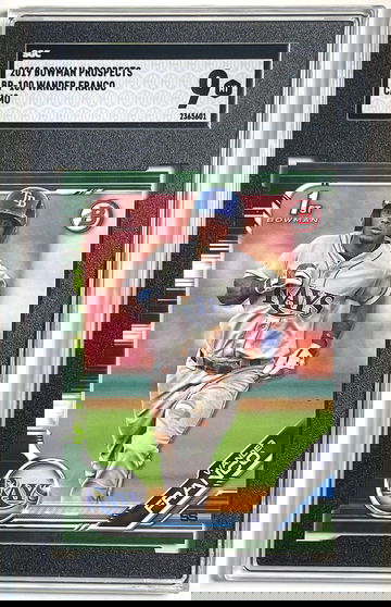 2019 Bowman Wander Franco Camo Parallel BP-100 SGC 9 MINT