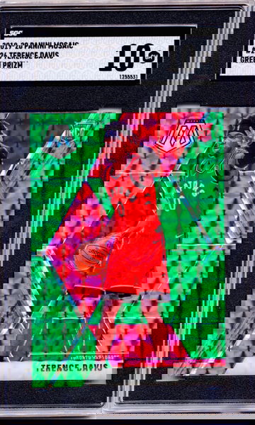 2019-20 Mosaic Terence Davis #226 Green SGC 10