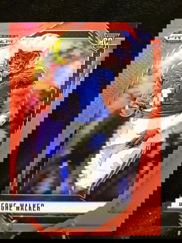 2025 Panini Prizm Draft Picks  Deone Walker  Red Prizm RC  /399  Kentucky, Bills