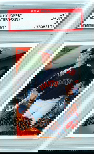 2010 Topps #2 Buster Posey PSA 9 MINT!