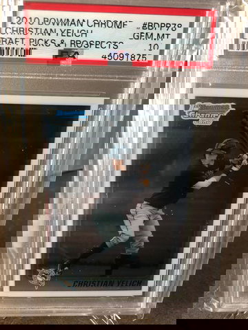 2010 bowman chrome christian yelich