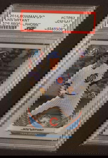 2014 Bowman Draft Pick Chrome Top Prospects Kris Bryant #CTP62 PSA 10