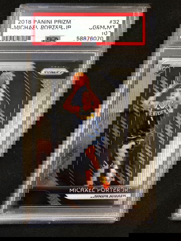 2018 Panini Prizm - Michael Porter Jr - Rookie Base PSA 10 Gem Mint
