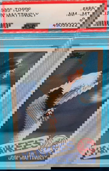 1985 Topps Don Mattingly #665 PSA 8 