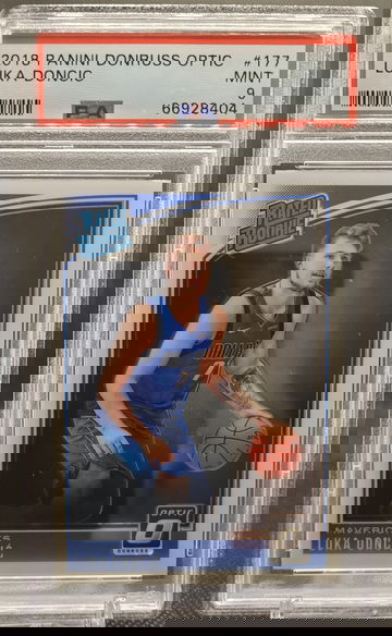 2018-19 Donruss Optic Luka Doncic #177 RC Rookie PSA 9