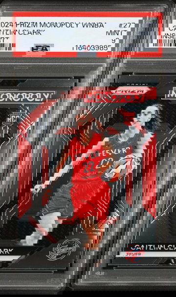 2024 Panini Prizm Monopoly WNBA Insert Caitlin Clark #WNBA27 PSA 9