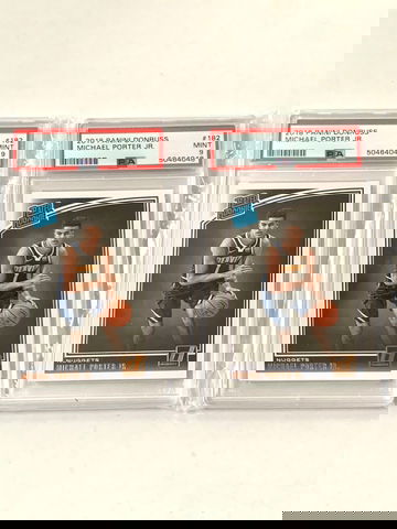 2x 2018 Michael porter jr donruss psa 9
