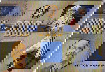 2021 Gold Standard Peyton Manning #HT-PM Gold Relic 16/25