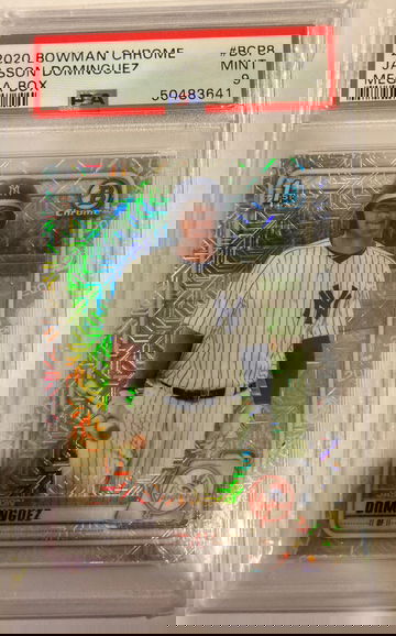 2020 Bowman Chrome Jasson Dominguez Mega Box PSA 9