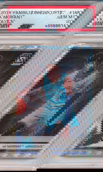 2019-20 Optic Fanatics Rated Rookie Ja Morant PSA 10 Gem Mint