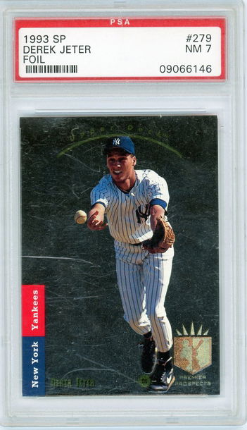 Derek Jeter 1993 SP Foil Rookie Card PSA 7