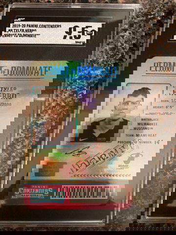 Tyler herro 2019 panini contenders Permit to dominate SGC 9.5 