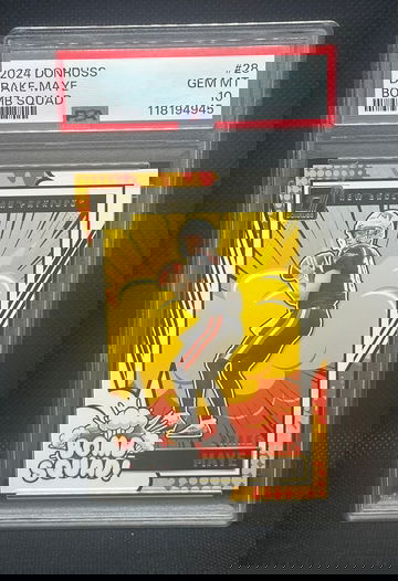 2024 Donruss Drake Maye Bomb Squad PSA 10 Gem Mint 