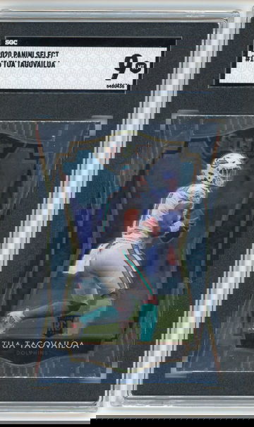 2020 Panini Select Tua Tagovailoa RC SGC 9 Mint