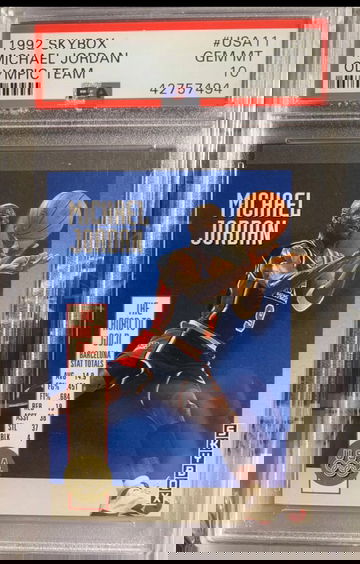 Michael Jordan 1992 Skybox Olympic Team PSA 10 #USA11