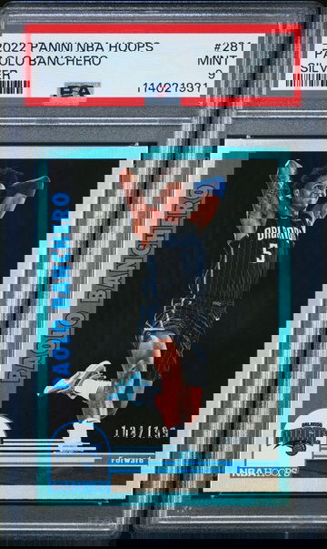 2022 Panini NBA Hoops Silver Paolo Banchero #281 /199 PSA 9