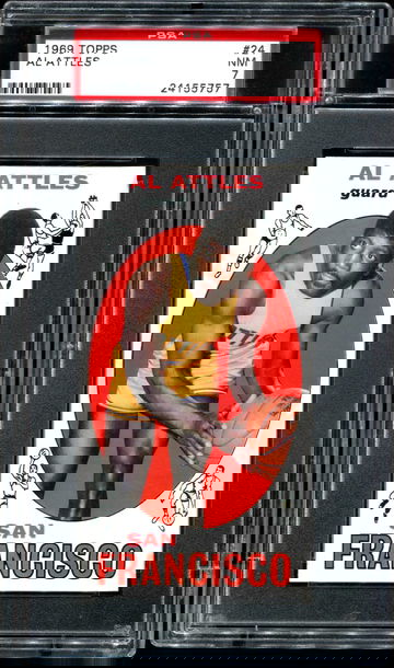 1969 Topps #24 Al Attles PSA 7