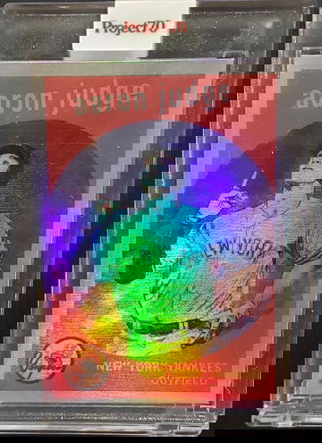 Aaron Judge 30/70 topps project70 hologram #730