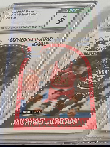 1989-90 Hopps Michael Jordan AS #21 CSG 9