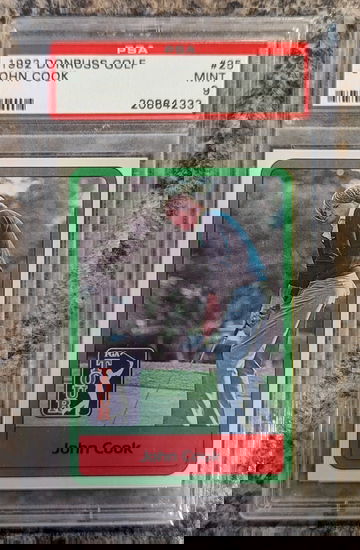 1982 Donruss John Cook PSA 9 Golf