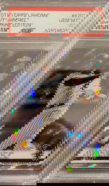 2019 Topps Chrome Sapphire Eloy Jimenez #670 PSA 10 GEM MINT