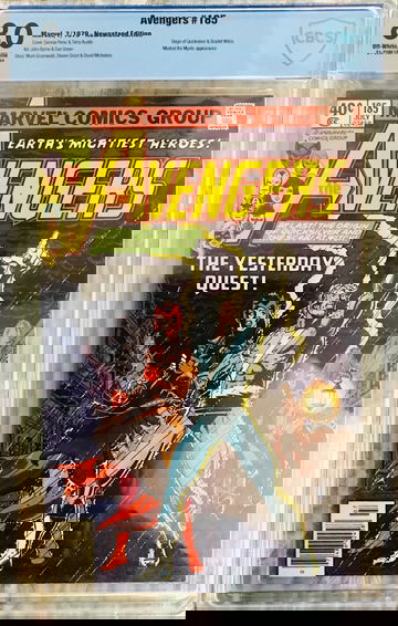 Avengers #185 CBCS 8.0 KEY ORIGIN OF SCARLET WITCH AND QUICKSILVER 