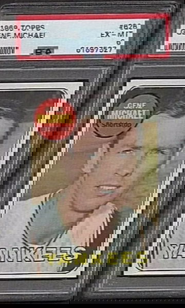 1969 Topps #626 Gene Michael PSA 6