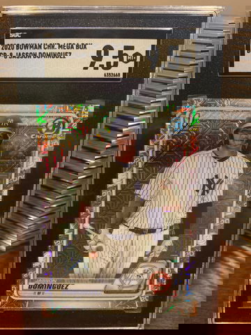 Jasson Dominguez Bowman Chrome Mega Box SGC 9.5