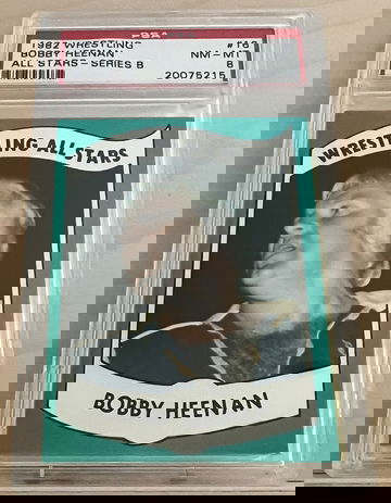 1982 Wrestling All Stars Series B #16 BOBBY HEENAN PSA 8 NM-MT "The Brain" WWE