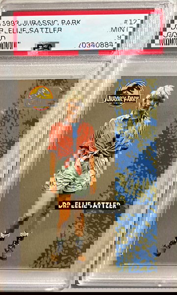 1993 JURASSIC PARK GOLD DR. ELLIE SATTLER #12 MINT