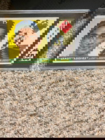 1955 Topps Rookie Sandy Koufax SGC 4.5