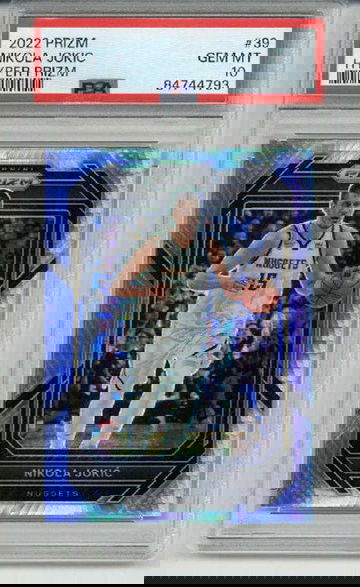 2022 PANINI PRIZM HYPER PRIZM #39 NIKOLA JOKIC NUGGETS PSA 10 LOW POP