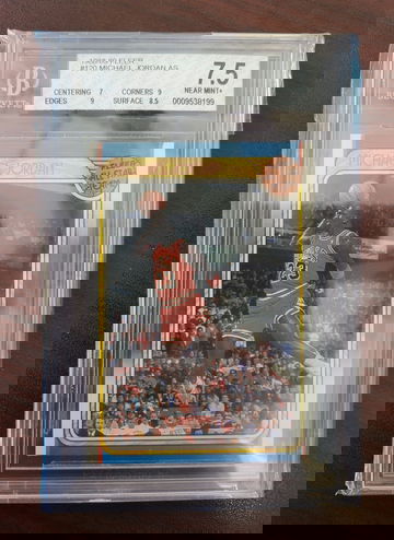 1988 Fleer Michael Jordan All-Star BGS 7.5 subs 7,9,9,8.5