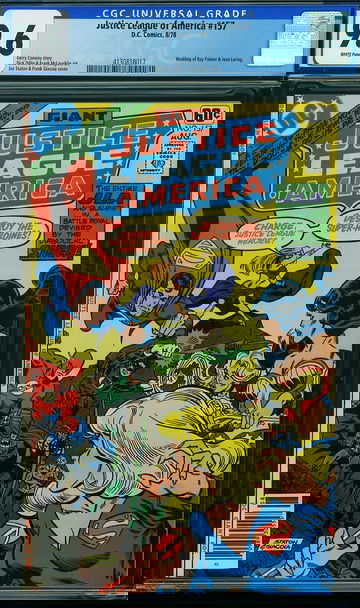 JUSTICE LEAGUE OF AMERICA #157, CGC 9.6 NM+