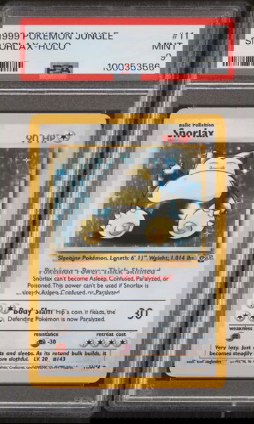 1999 Pokemon Jungle Snorlax HOLO