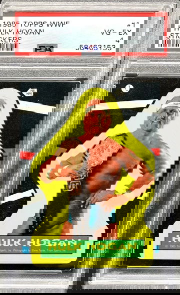 1985 Topps WWF Hulk Hogan Stickers #1 * PSA 4 VG-EX * WWE HOF Legend