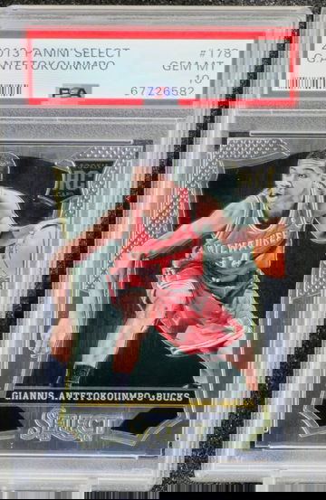 2013 Panini Select #178 Giannis Antetokounmpo Rookie RC Gem Mint PSA 10