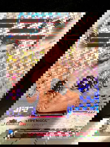 2025 Topps Finest UFC  Uncommon  Stipe Miocic #192  Checkerboard Refractor SP