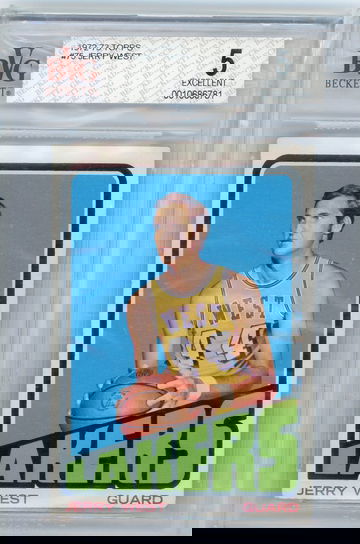 1972 Jerry West Topps #75 BVG 5 BGS