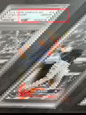 2018 Topps Rafael Devers Complete Set PSA 10 18 Boston Red Sox RC