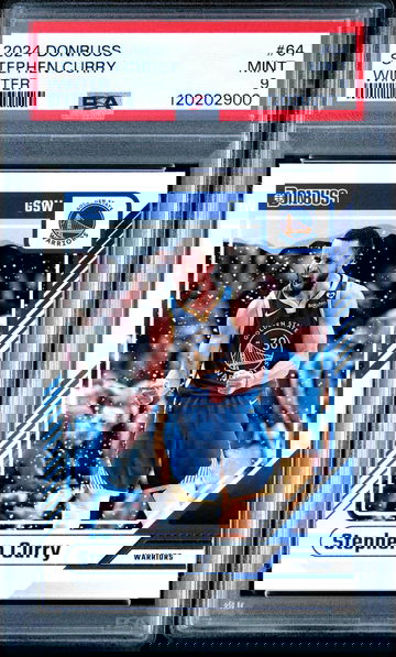 2024 Panini Donruss Winter Stephen Curry #64 PSA 9