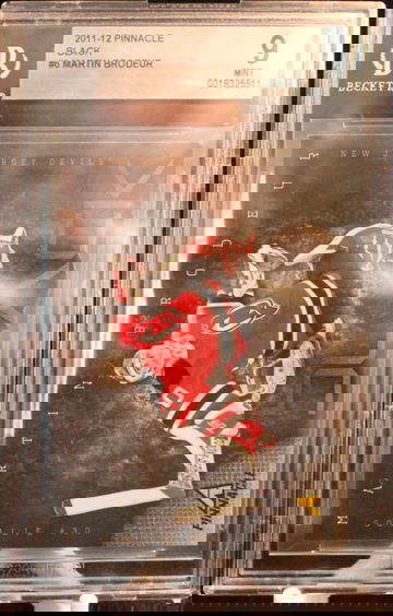 2011-12 PINNACLE MARTIN BRODEUR #6 BGS 9