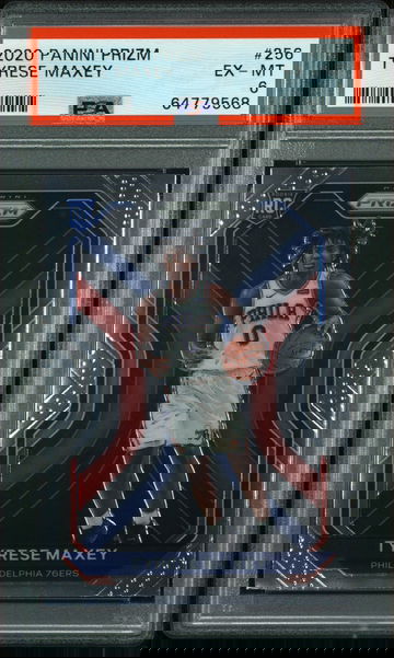 💎🚨 2020-21 Panini Prizm TYRESE MAXEY Rookie Card #256 Card PSA 🏀🧨HUSTLE 🔔