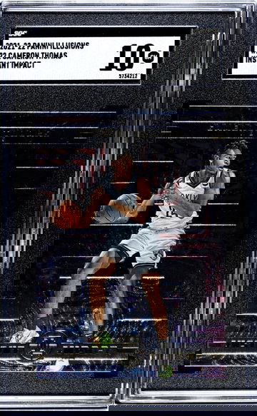 2021-22 Panini Illusions #22 Cameron Thomas Instant Impact SGC 10