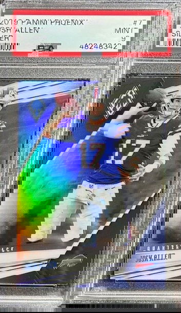 2019 Panini Phoenix Josh Allen Silver Refractor Buffalo Bills PSA 9 MINT Pop 1