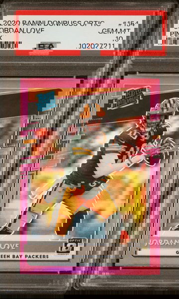 2020 Donruss Optic Jordan Love Pink PSA