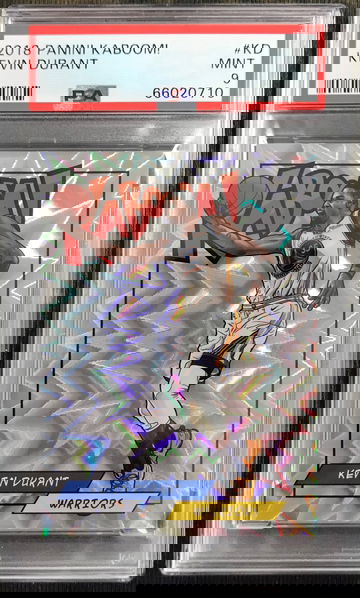 2018 panini kaboom kevin durant psa9